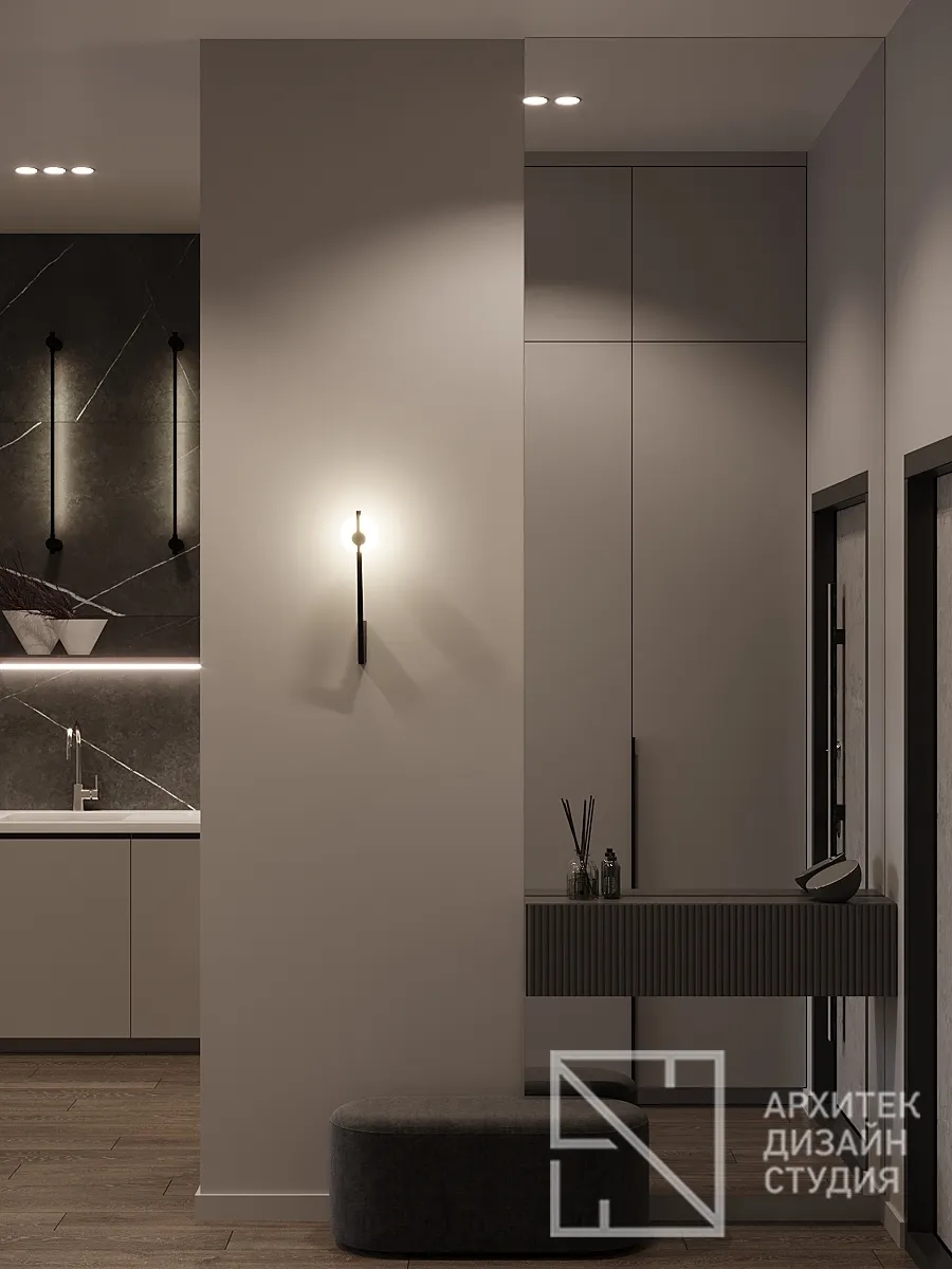 Дизайн интерьера квартиры в г. Красноярск по ул. Ладо Кецховели, 34 - Прихожая - Фото 3